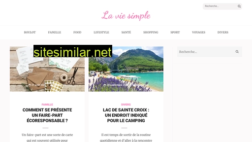 laviesimple.fr alternative sites