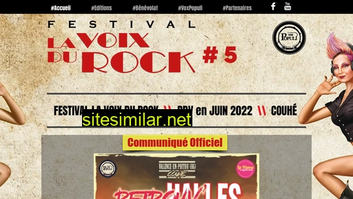 lavoixdurock.fr alternative sites