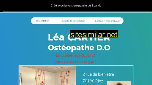 leacartier-osteo.fr alternative sites