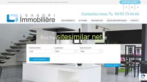 leandri-immobiliere.fr alternative sites