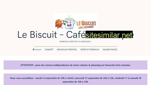 lebiscuitcafe.fr alternative sites