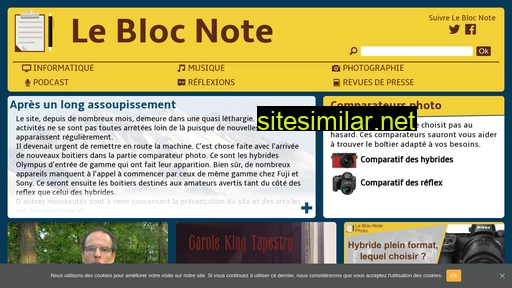 leblocnote.fr alternative sites