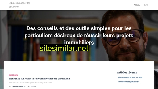 leblogimmobilierdesparticuliers.fr alternative sites