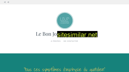 lebonjourpourchanter.fr alternative sites