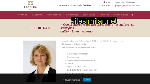 leboube-avocat.fr alternative sites