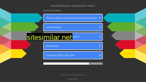 lechaletdulac-restaurant-oise.fr alternative sites