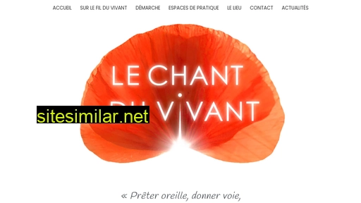 lechantduvivant.fr alternative sites