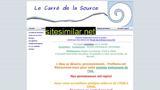 lecarredelasource.fr alternative sites