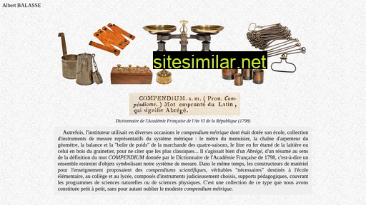 lecompendium.fr alternative sites