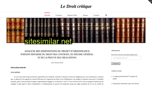 ledroitcritique.fr alternative sites