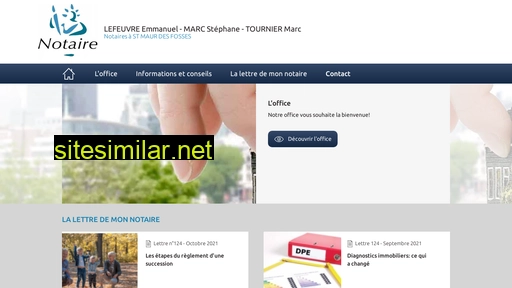 lefeuvre-marc-tournier-st-maur-des-fosses.notaires.fr alternative sites