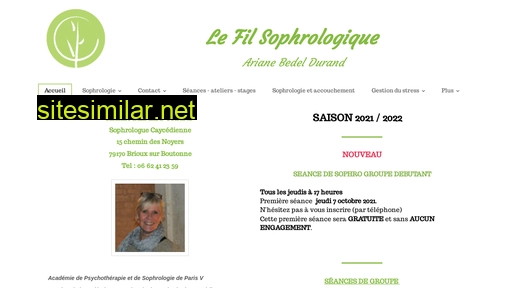 lefilsophrologique.fr alternative sites
