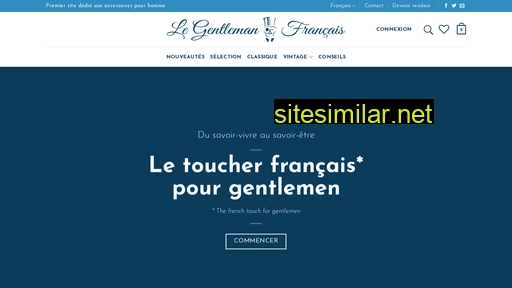 legentlemanfrancais.fr alternative sites