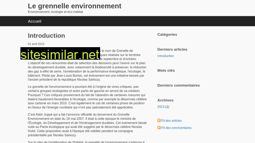 legrenelleenvironnement.fr alternative sites