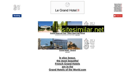 legrandhotel.fr alternative sites