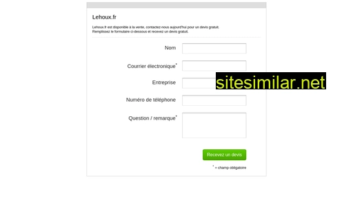 lehoux.fr alternative sites