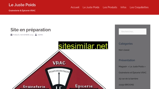 lejustepoids.fr alternative sites