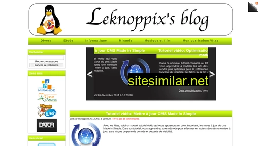Leknoppix similar sites