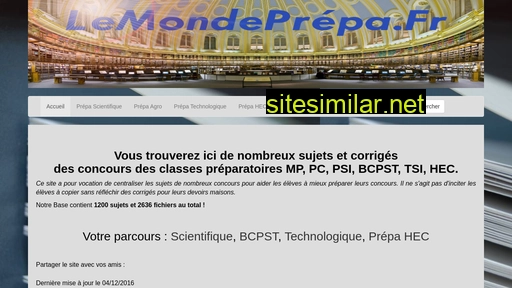 lemondeprepa.fr alternative sites