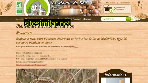 lemoulindudon.fr alternative sites