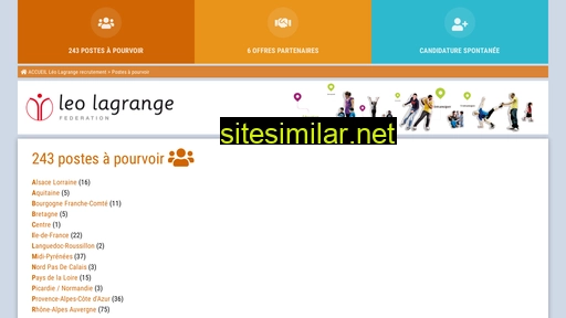 leolagrange-recrutement.fr alternative sites