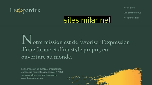 leopardus.fr alternative sites