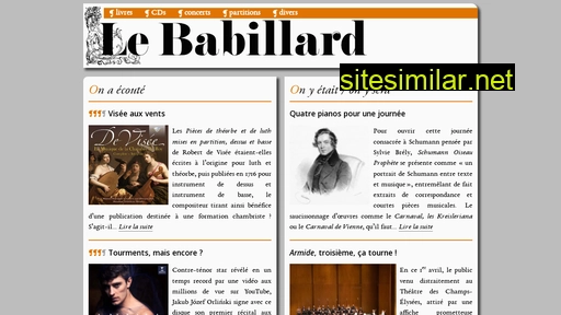 le-babillard.fr alternative sites