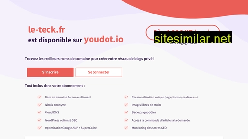 le-teck.fr alternative sites