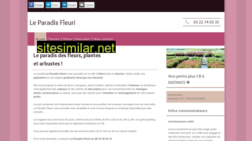 leparadisfleuri-jardinerie.fr alternative sites