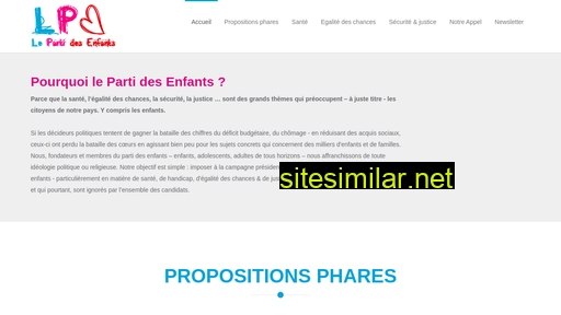 lepartidesenfants.fr alternative sites