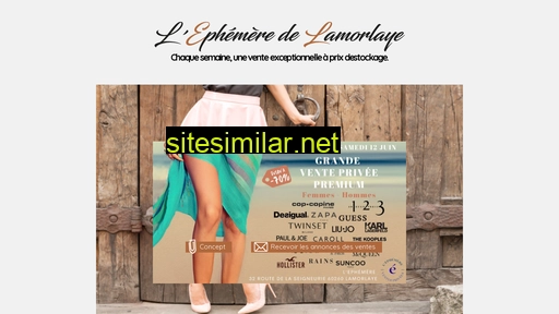lephemere-lamorlaye.fr alternative sites