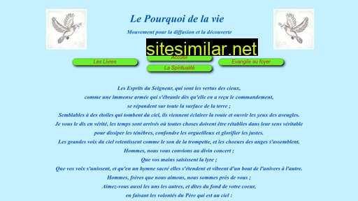 lepourquoidelavie.fr alternative sites