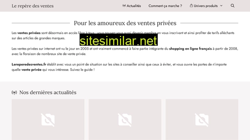 lereperedesventes.fr alternative sites
