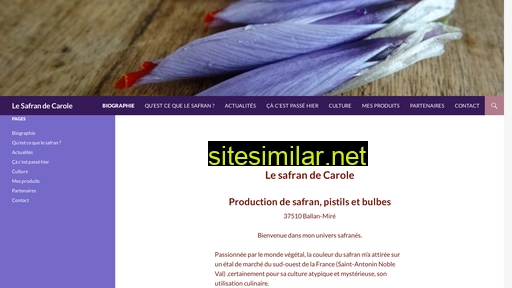 lesafrandecarole.fr alternative sites