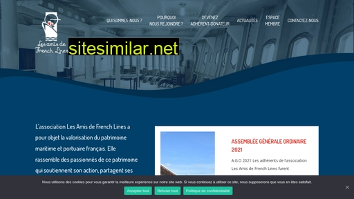 lesamisdefrenchlines.fr alternative sites