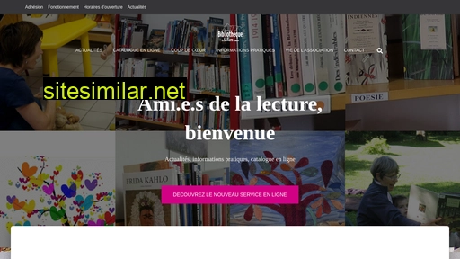 lesamisdelalecture.fr alternative sites