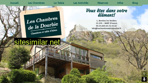 leschambresdeladourbie.fr alternative sites