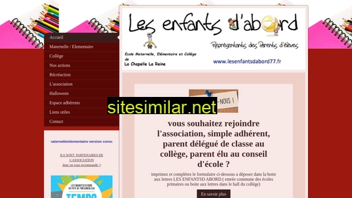 lesenfantsdabord77.fr alternative sites