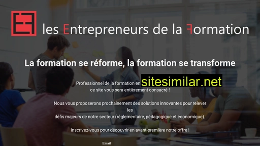lesentrepreneursdelaformation.fr alternative sites