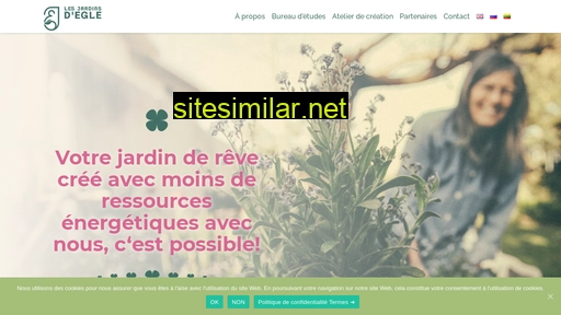 lesjardinsdegle.fr alternative sites