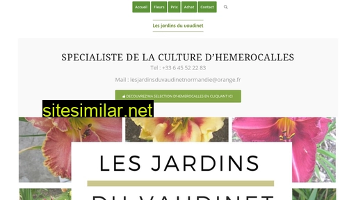 lesjardinsduvaudinet.fr alternative sites