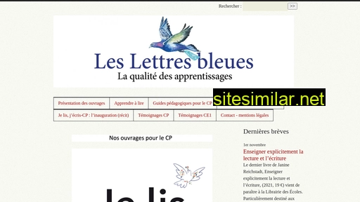 leslettresbleues.fr alternative sites