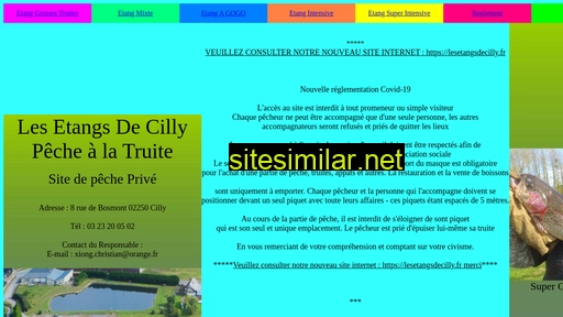 les-etangs-de-cilly.fr alternative sites