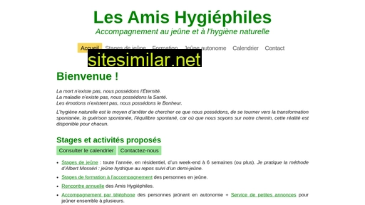 lesamishygiephiles.fr alternative sites