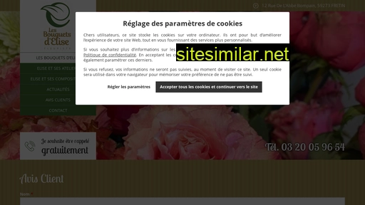 lesbouquetsdelise.fr alternative sites