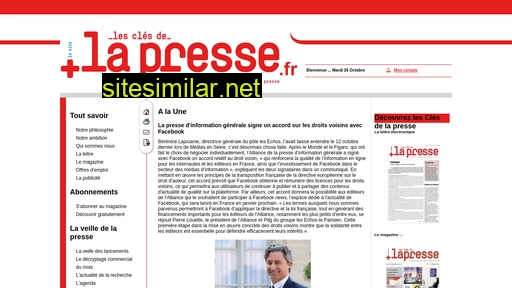 lesclesdelapresse.fr alternative sites