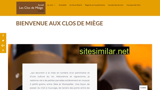 lesclosdemiege.fr alternative sites