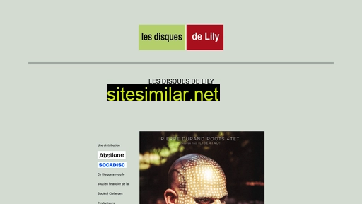 lesdisquesdelily.fr alternative sites