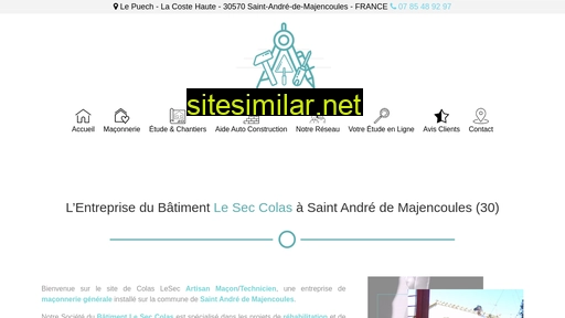 leseccolas-maconnerie.fr alternative sites