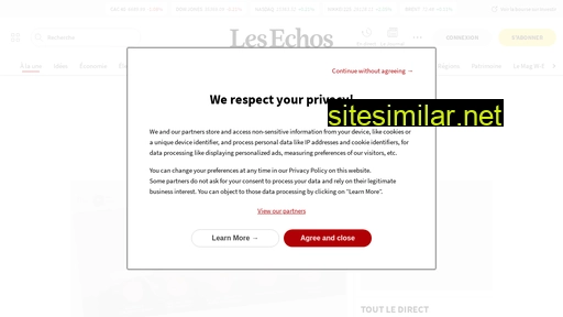 lesechos.fr alternative sites